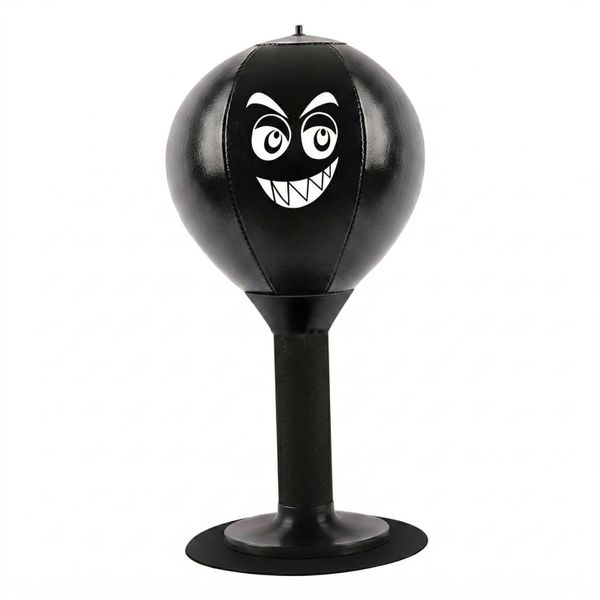 Desktop Punching Bag with Suction Cup - Evil Smile Stress Relief
