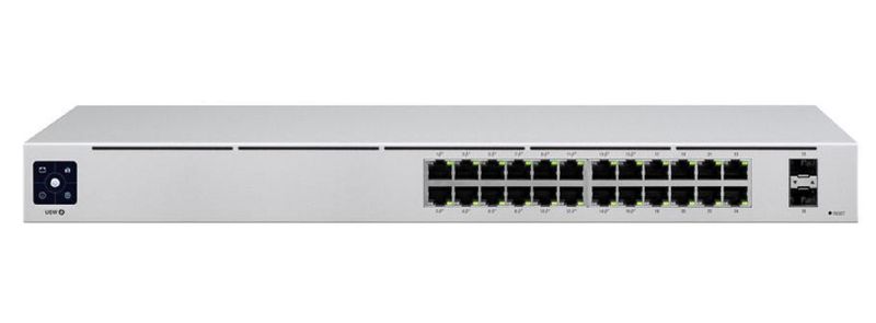Ubiquiti 24 Port Gigabit 95W 16PoE 2SFP UniFi Switch | USW-24-POE