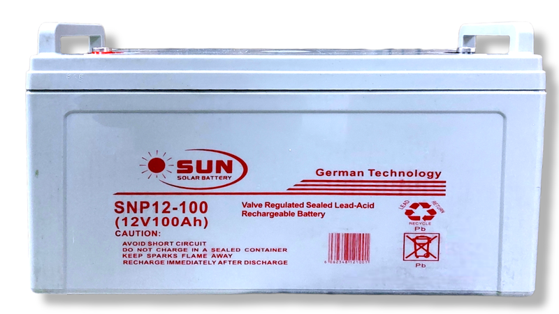 SUN- Valve Regulated Sealed Lead-acid Battery - 12V100AH (Rechargeable)