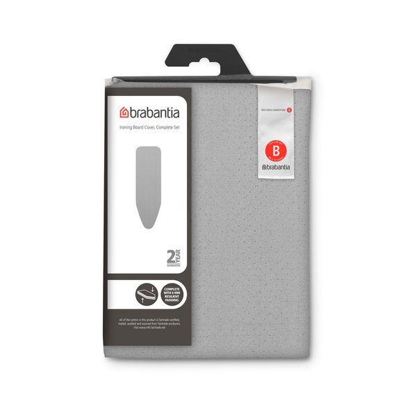 Brabantia - Metallised Ironing Board Cover B 124x38cm - Complete Set
