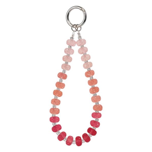 Sugar Crystal Faceted Beaded Mobile Phone Chain &amp; Wristlet
