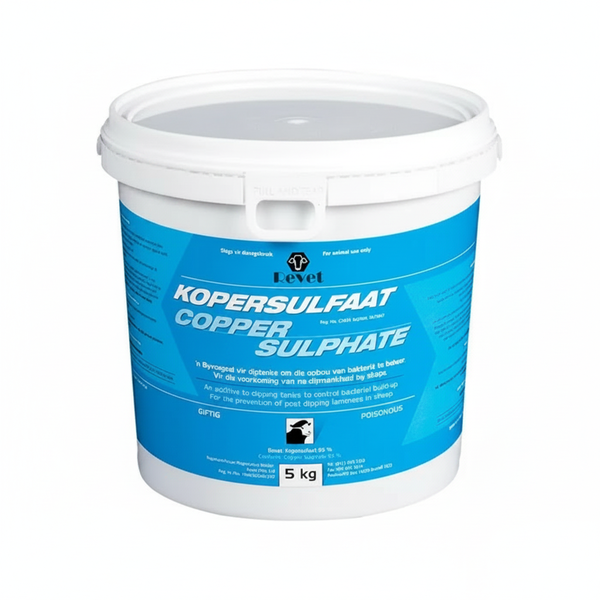 Revet 5Kg Copper Sulphate - Agricultural Fungicide &amp; Soil Treatment