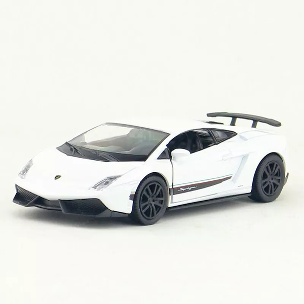 Lamborghini White Alloy Car Model 1:36 Collectible Die-Cast Decor