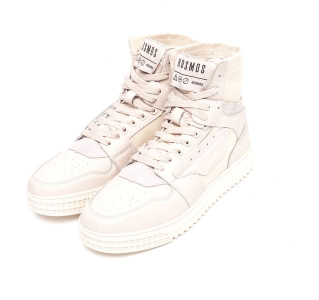 Kosmos Nude Leather Deconstructed High-Tops