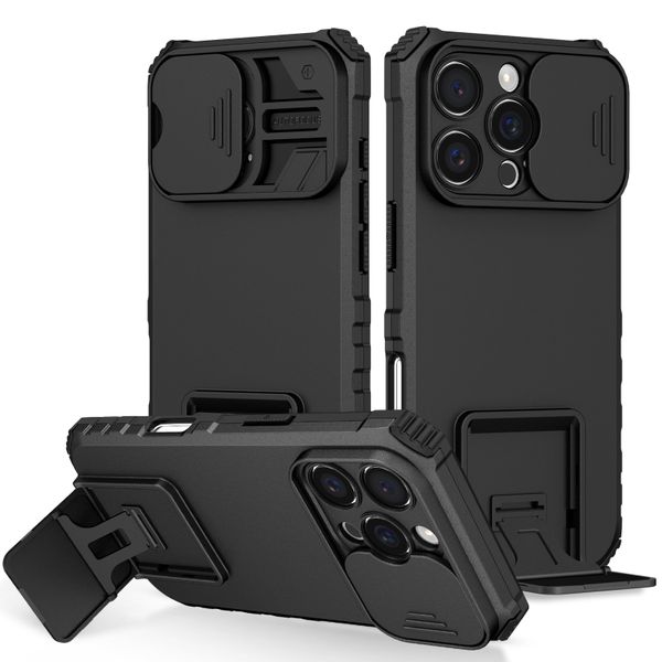 Phone Case Compatible With iPhone 16 Pro Max Slide Camera Lens Cover