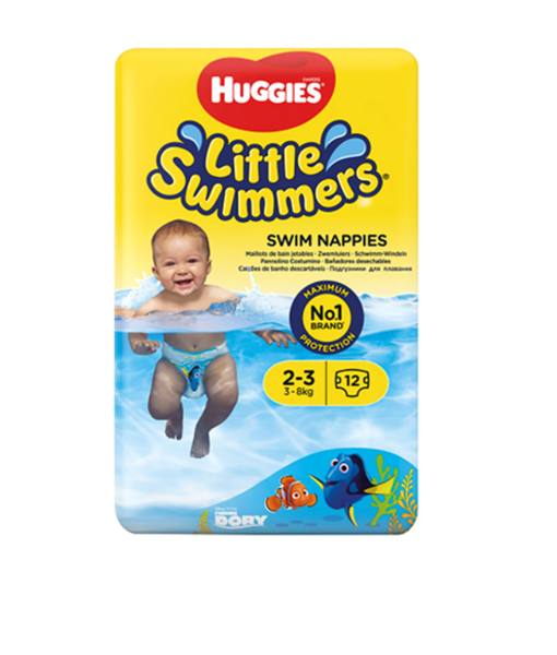 Huggies - Little Swimmers (Size 2-3) 12's - Small