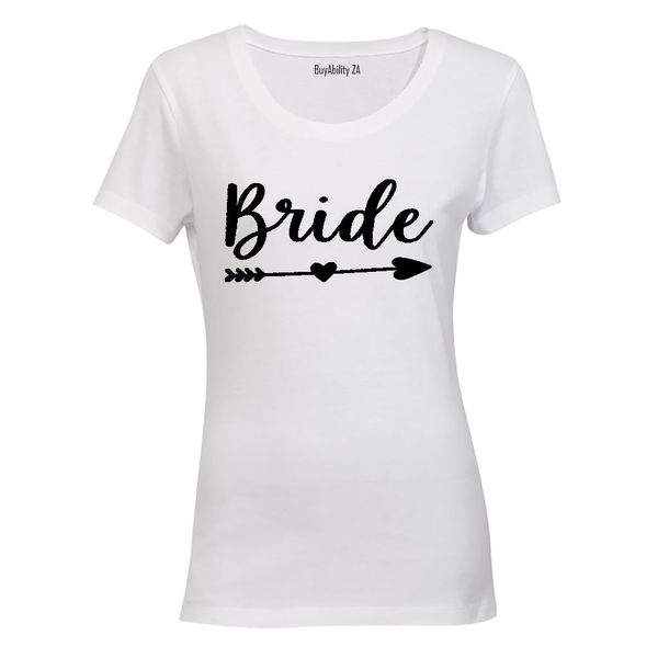 Bride - Heart and Arrow - Ladies - T-Shirt - White