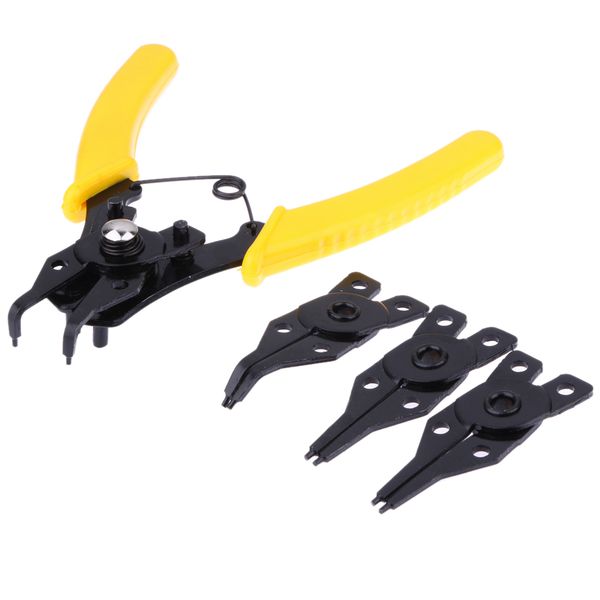 4 in 1 Snap Ring Pliers Plier Set DIY Circlip Combination Retaining Clip Je