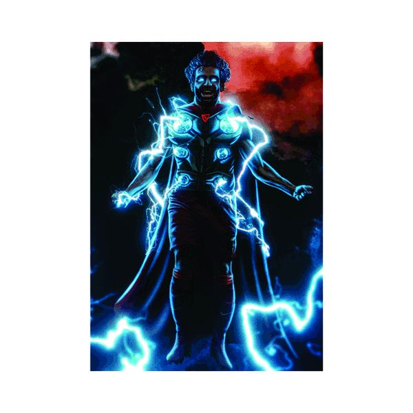 Thunder God Salah - A1 poster