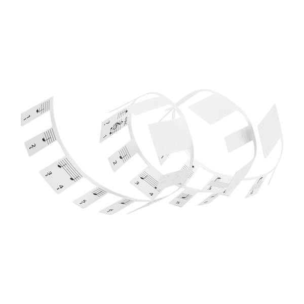 Piano Notes Guide for Beginner, Removable Keyboard Note Labels 61-Key