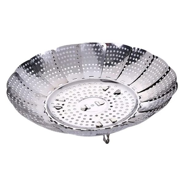 Collapsible Stainless Steel Food Vegetable Steamer Fruits Basket