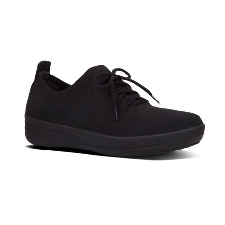 FitFlop F Sporty Uberknit Sneakers All Black Daily Sale Shop