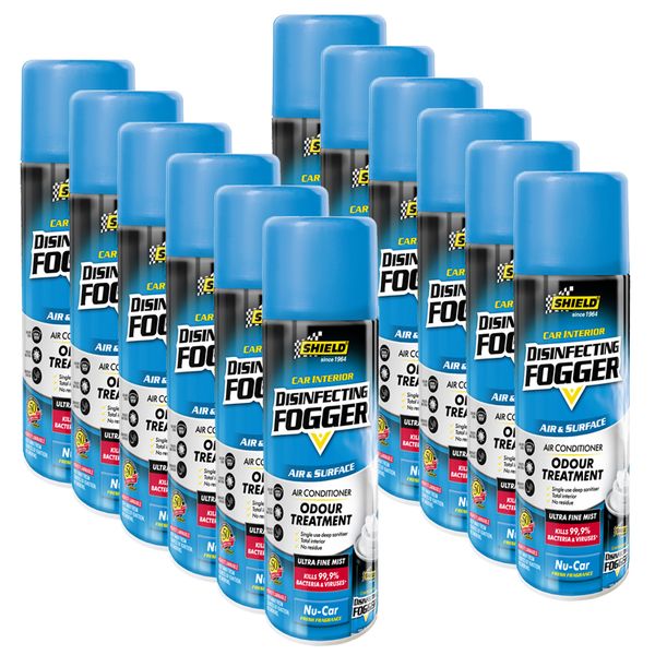 Shield Car Interior Disinfectant Fogger- 200ml - 12 Pack