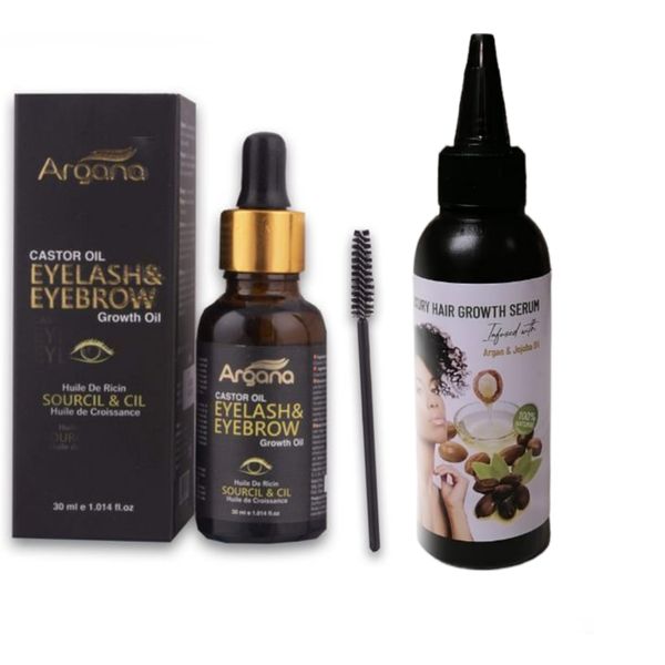 Argana Eyelash &amp; Eyebrow Growth Oil with Hair Growth Serum