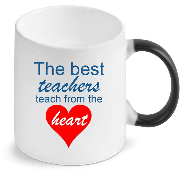 The Best Teachers Birthday Christmas Magic Colour Changing Gift Mug