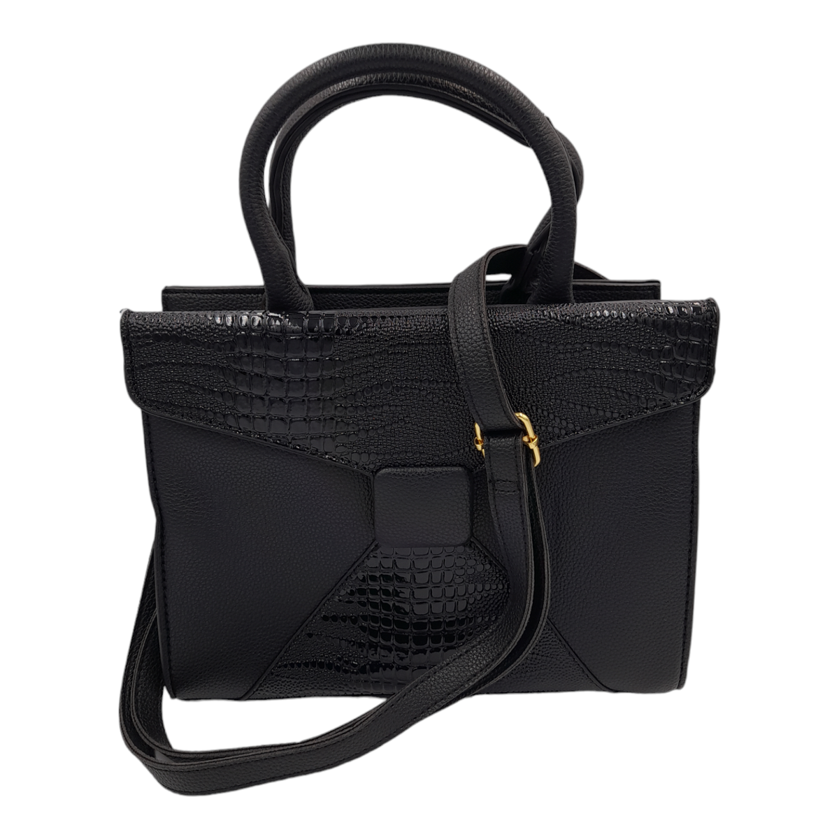 Medium Satchel Handbag for Women Tote Shoulder Bag with Crossbody Strap