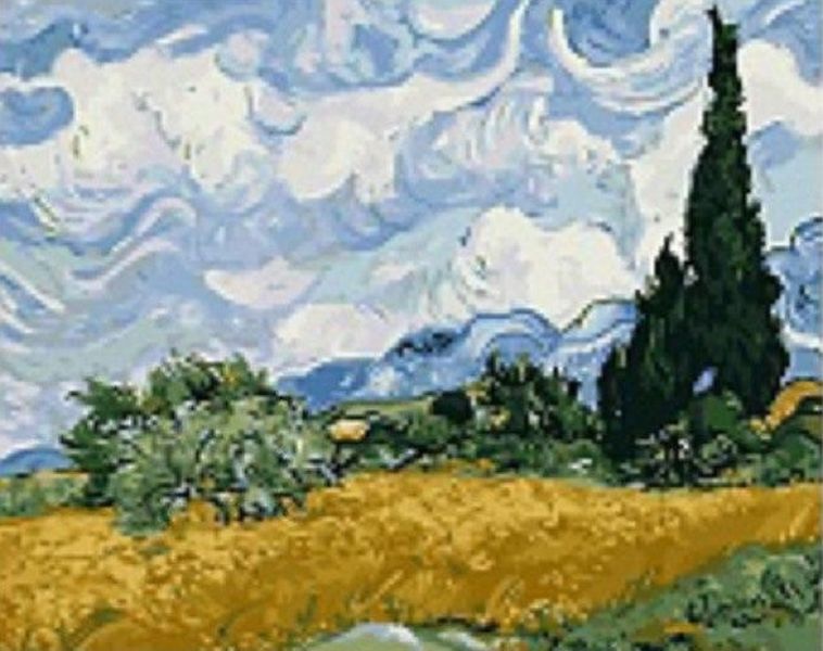 Paint By Numbers - Wheatfields