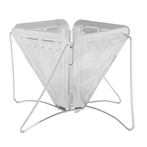 Foldable Stainless Steel Coffee Drip Rack for Camping
