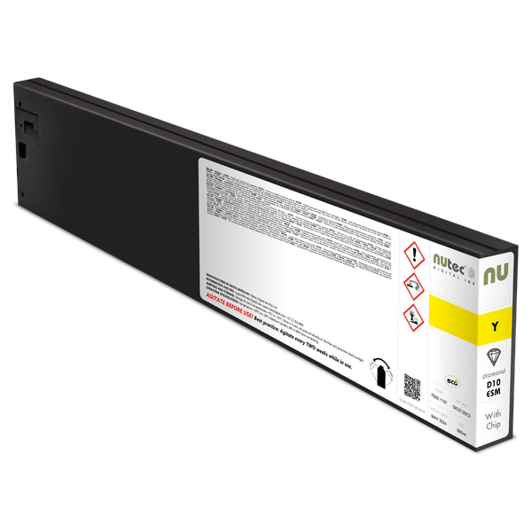 NUtec Diamond D10-ESM Ink Cartridge Yellow 500ml