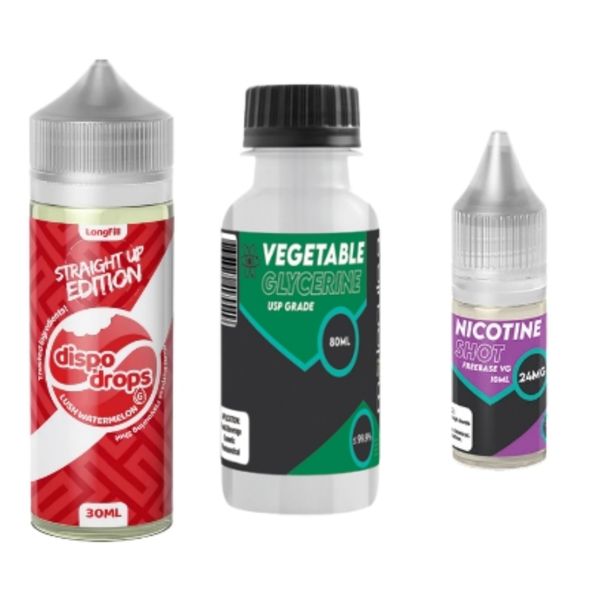 Dispo Drops Longfill Combo Pack 120ml - Lush Watermelon