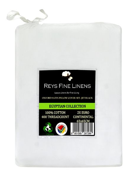 Egyptian Collection - Oxford Satin Stitch Pillow Cover Set - (06sets)