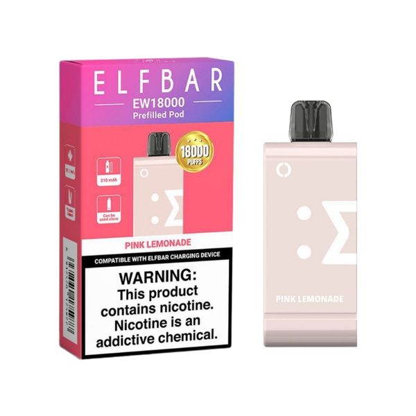ElfBar 18000 Puffs Disposable Pod - Pink Lemonade (Pack of 4)