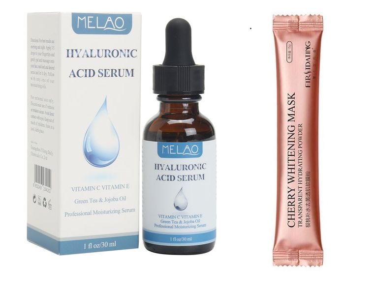 Hyaluronic Acid Healthy Glow Hydrating Serum and Jelly Mask