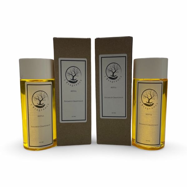 Set of 2 - 150ml Refill Sugared &amp; Grapefruit