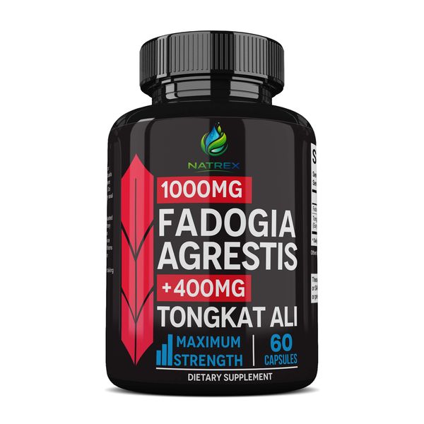 Fadogia Agrestis 1000mg + Tongkat Ali 400mg Capsules