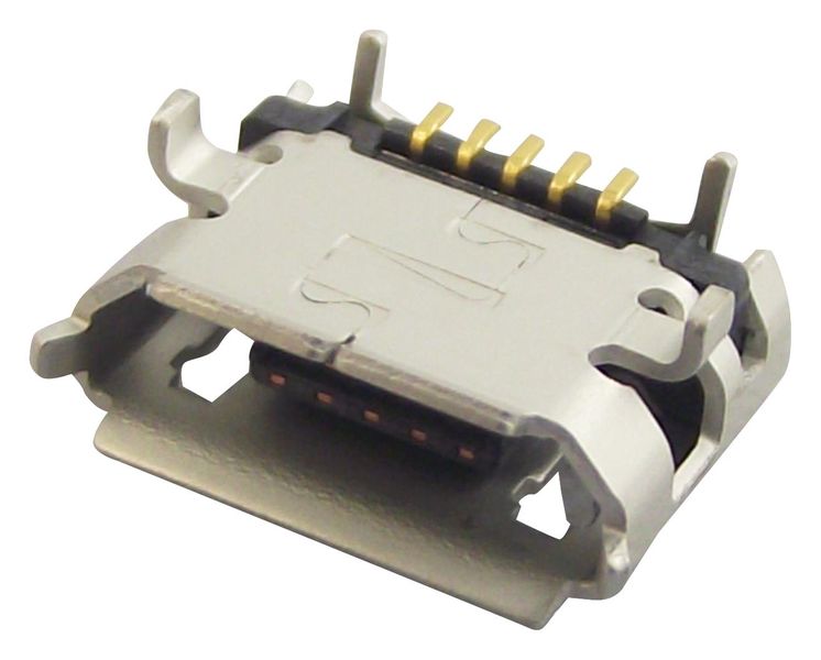 Hirose (ZX62D-B-5P8(30)) USB Connector, Micro USB Type B, USB 2.0