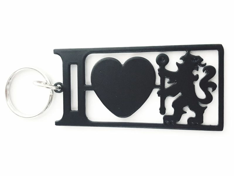 I Love Chelsea Key Ring - Blue