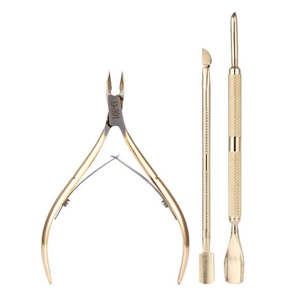 Professional Manicure Cuticle Care Tools Trio Set