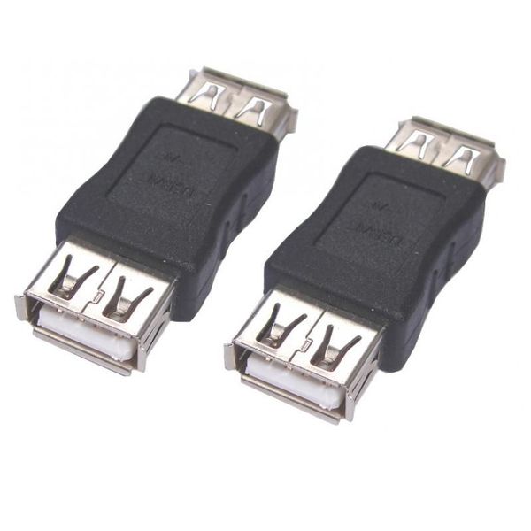 USB Female to USB Female Adapter - 2 Pack