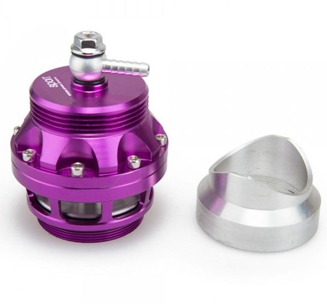 Dumpvalve BOV 50mm With Aluminium Flange Universal fit - Silver