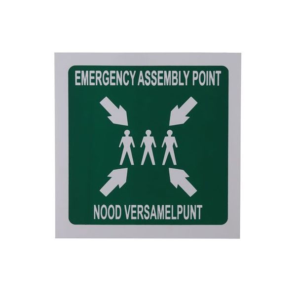 Emergency Assembly Point Sign 290 x 290mm