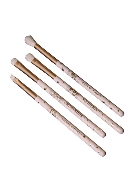 Hogwarts House Eye Brush Set (4-Piece) - Premium Magical Makeup Brushes