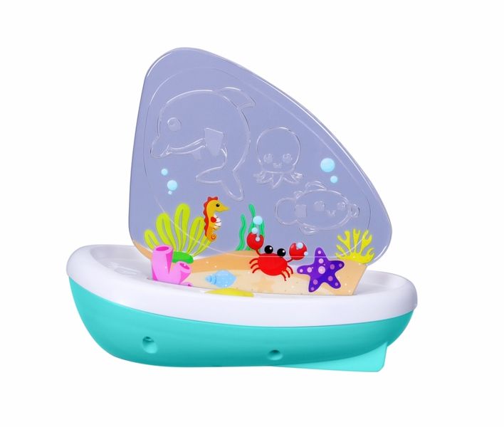 BB Junior Splash 'N Play Bath Toy - Light Up Sailboat (15cm Long)
