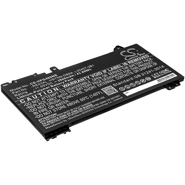 HP PROBOOK 430;6BN46ET;Zhan 66 Pro 13 G2-7EZ19PC replacement battery