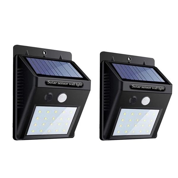 Solar Motion Sensor Spot Light - Pack of 2