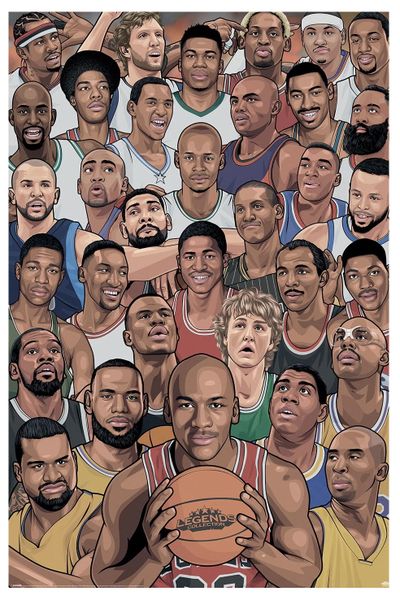 Legends (Basketball's Greatest) Poster