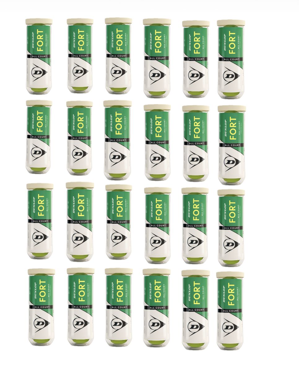 Dunlop Fort Sea Level Tennis Ball Case (24 Tins of 3 Balls)