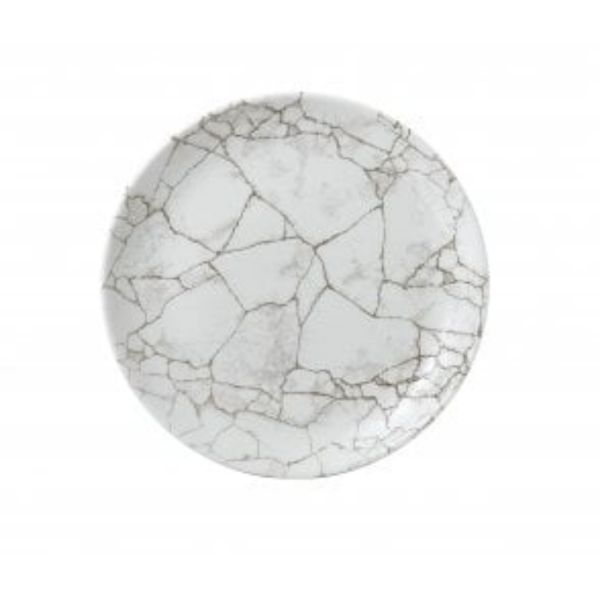 Sublime Kintsugi 21,7cm Agate Grey Coupe Plate - 6 Pack