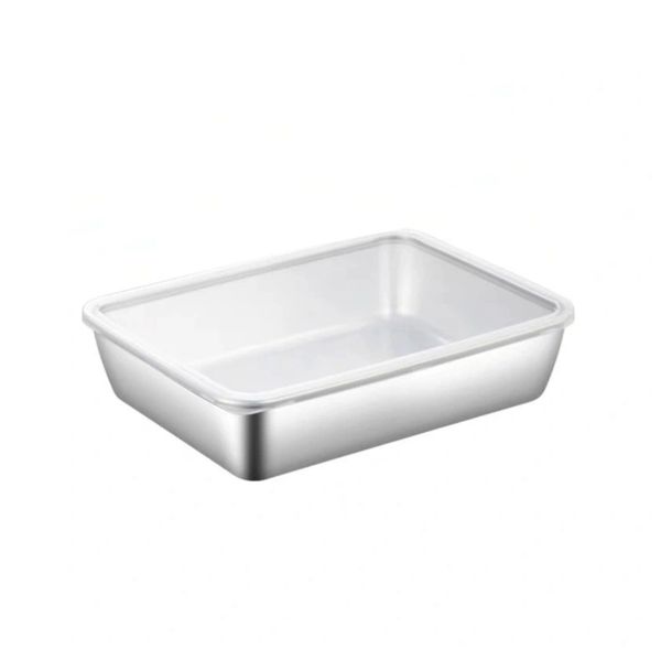 Stainless Steel Food Storage Containers with Lids,Food Storage Box - M