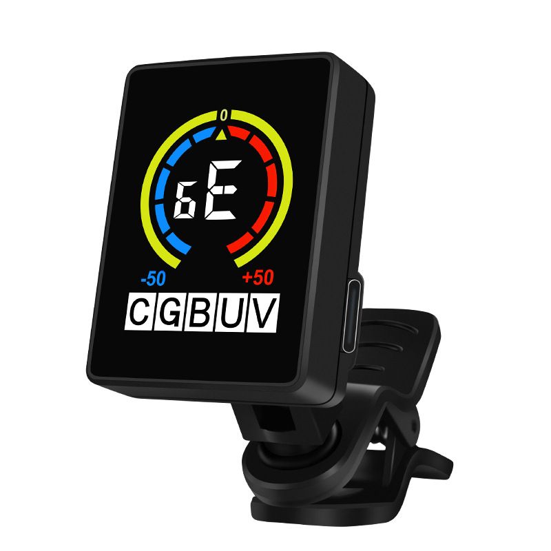 Color Screen Guitar Tuner USB Charging Calibration Tuner LCD Display
