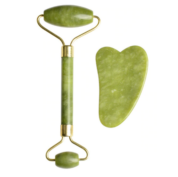 Noiseless Facial Jade Roller &amp; Gua Sha Set