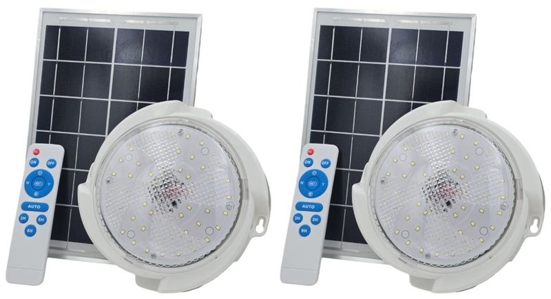 Hello Today Solar Ceiling Light 300W - 2 Pack