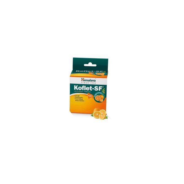 Himalaya KOFLET-SF Sugar Free Lozenges ORANGE Flavour
