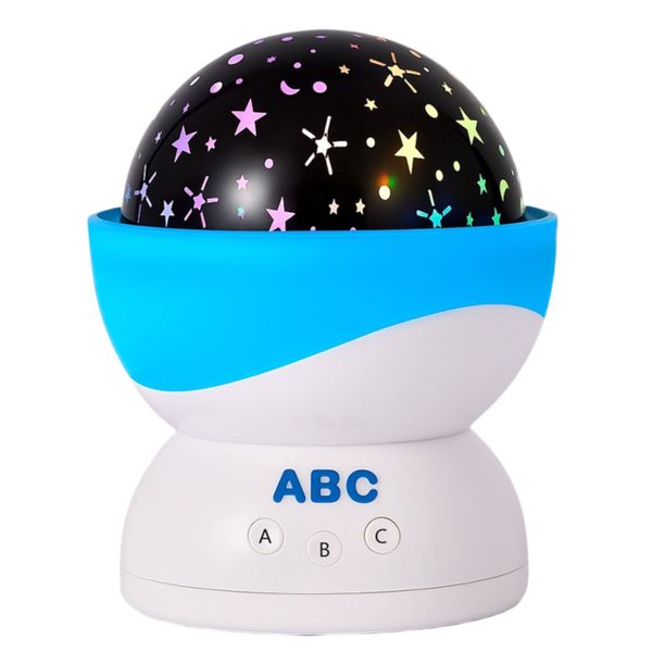 1Piece Star Moon Projection Light, USB Powered, Multiple Color Modes