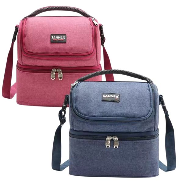 Sannea Royal Crimson &amp; Sapphire Thermal Cooler Bag Set