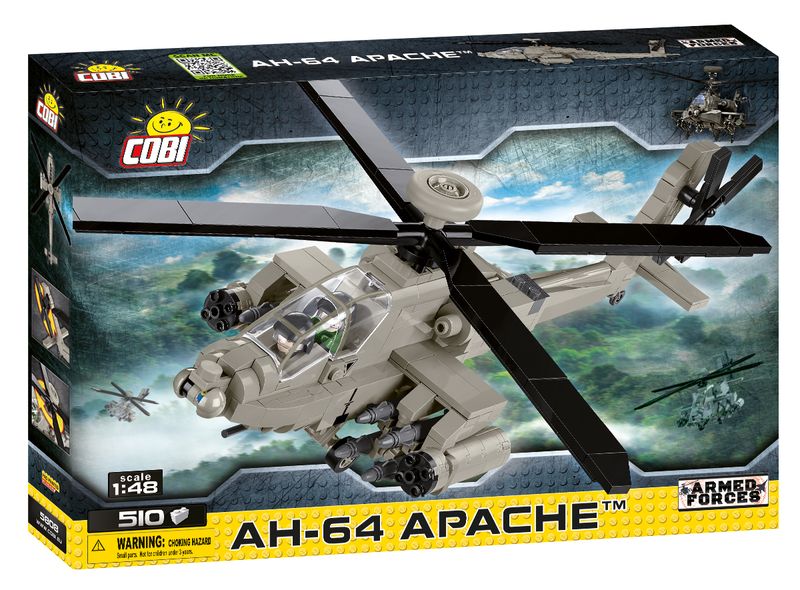 AH-64 Apache Attack Helicopter Construction Model